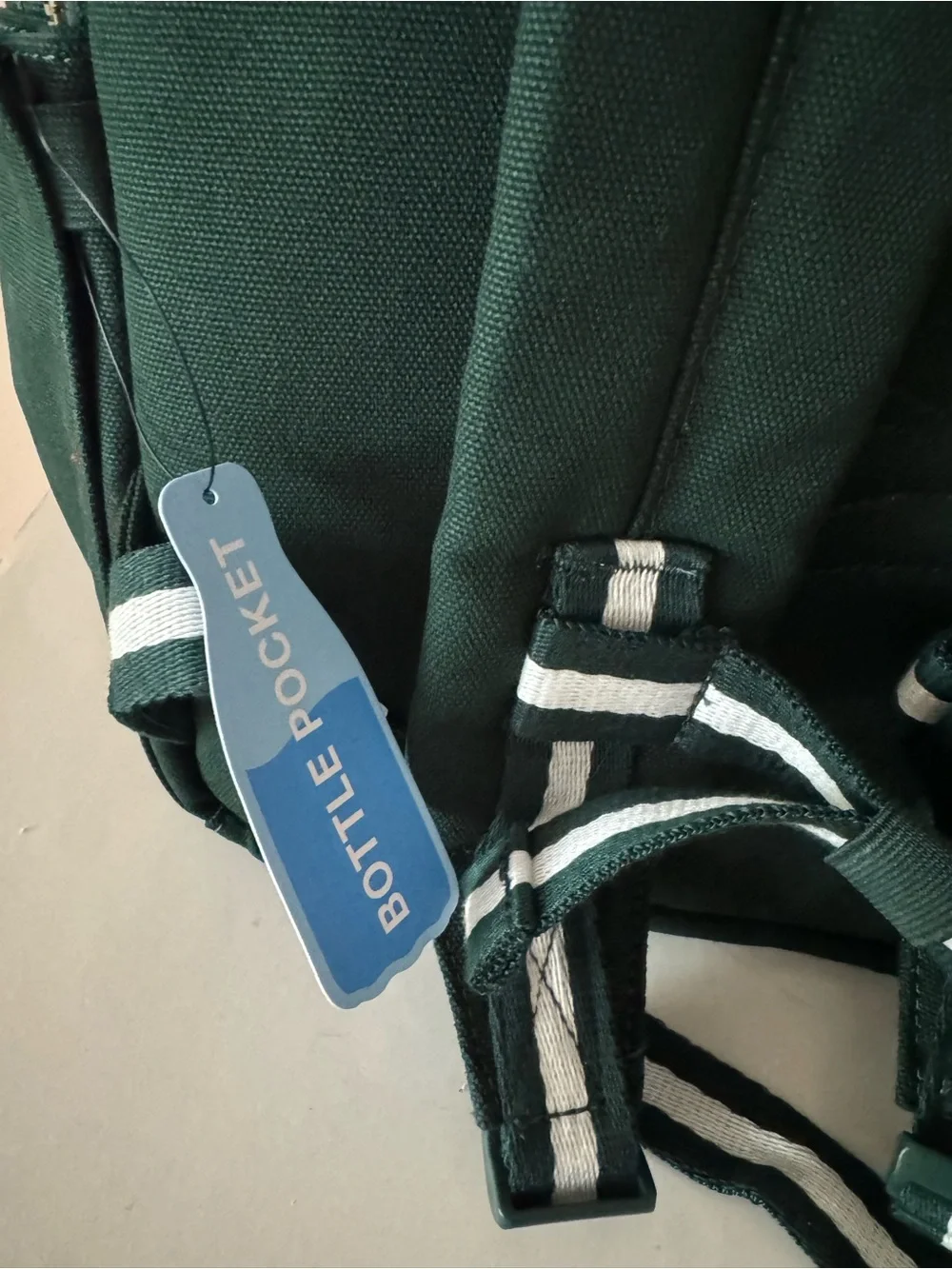 Polo Ralph Lauren Embroidered Bear & Dog Forest Green Backpack. New